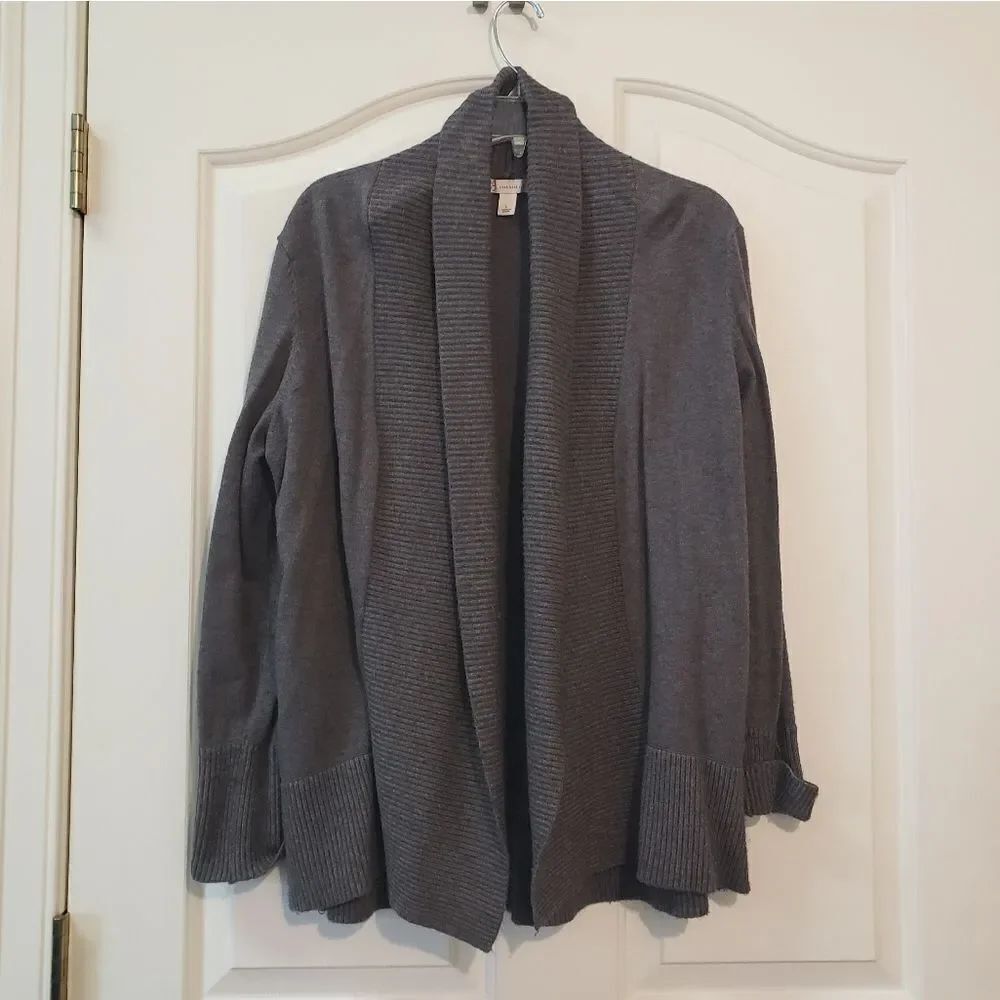 Cozy Gray Cardigan Size Large